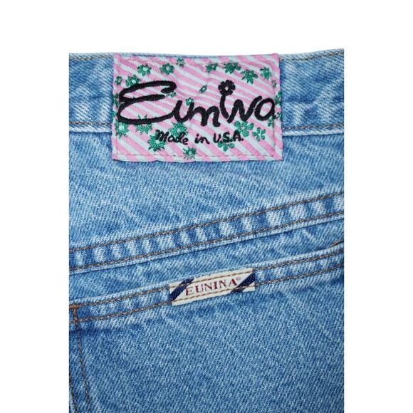 Vintage Eunina High Waist Denim Shorts-9 - Picture 6 of 6
